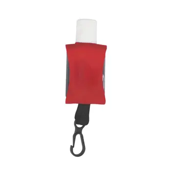 Pack of 150 1 Ounce Sanitizer Gel with Red Neoprene Holder
