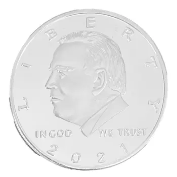 Liberty 2021 US President Joe Biden Silver Plated Collectors Commemorative Coin
