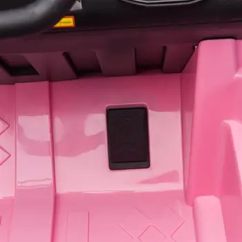 Light Up 3 Speeds Ride on Car 12V with Remote Control Pink