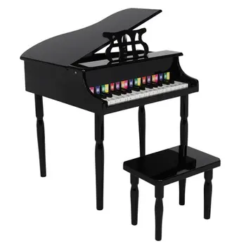Four Feet Mechanical Wooden 30 Key Piano for Kids