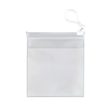 Handy Pouch Mask Bag with Clip White Pack of 250