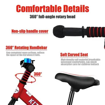 Stainless Steel Eco Friendly Kitpoten Balance Bike without Pedal for Kids