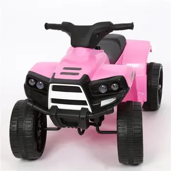LED Kids Ride on Battery Powered ATV 4 Wheels Pink