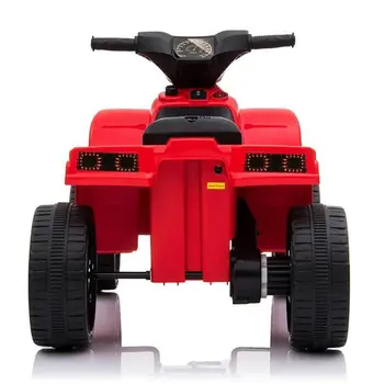 LED Kids Ride on Battery Powered ATV 4 Wheels Red