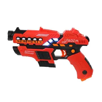 4 Packs Small Laser Machine Shot Laser Gun with Vest