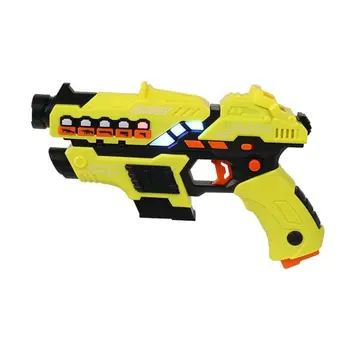 4 Packs Small Laser Machine Shot Laser Gun with Vest