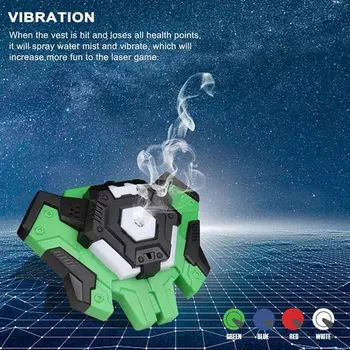 4 Packs Small Laser Machine Shot Laser Gun with Vest