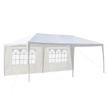 Pop up Gazebo Shade Waterproof Party Tent with Spiral Tubes 4 Removable Sides for Wedding Camping Parking and Outdoor Parties