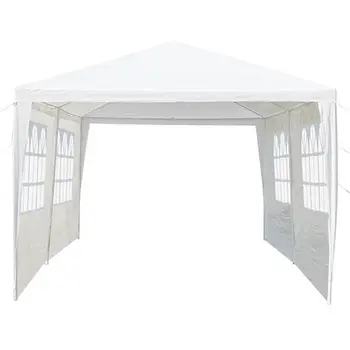 Pop up Gazebo Shade Waterproof Party Tent with Spiral Tubes 4 Removable Sides for Wedding Camping Parking and Outdoor Parties