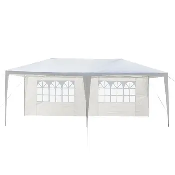 Pop up Gazebo Shade Waterproof Party Tent with Spiral Tubes 4 Removable Sides for Wedding Camping Parking and Outdoor Parties