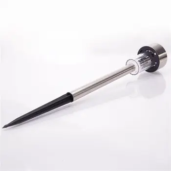 Tube LED Stainless Steel Lawn Lamp 5W Solar Power with Lampshades Pack of 24