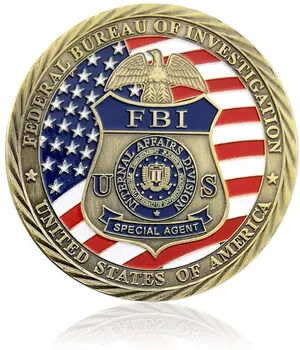 US FBI Special Agent Saint Michael Challenge Commemorative Coin