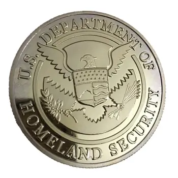United States Secret Service Gold Plated Commemorative Coin