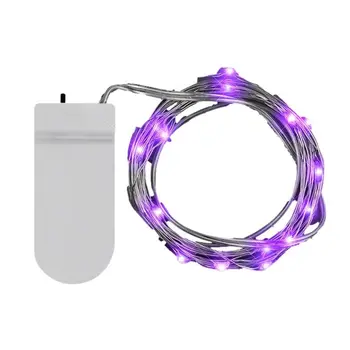 LED 80 Inch Wire String Lights Purple