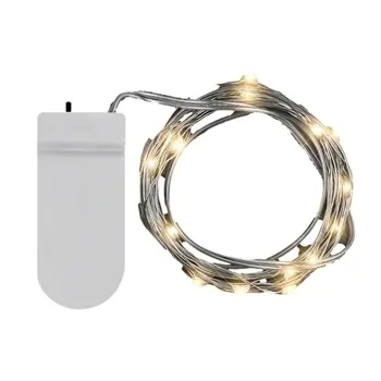LED 80 Inch Wire String Lights Warm White