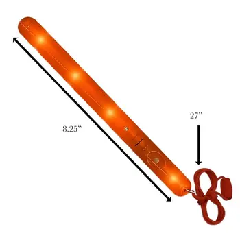 Orange LED Patrol Light Wand