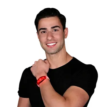 Rubber Frosted Red Bracelet