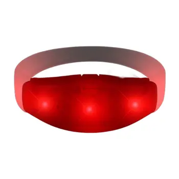 Rubber Frosted Red Bracelet