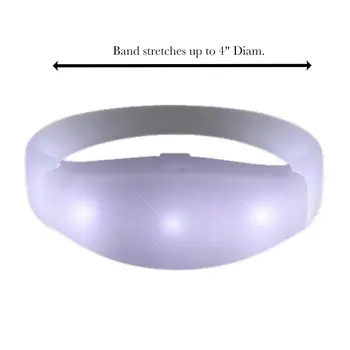 Rubber Frosted White Bracelet