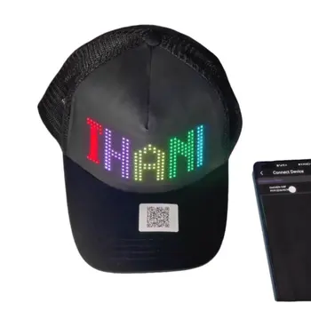 App Controlled Multicolor LED Baseball Hat Snapback