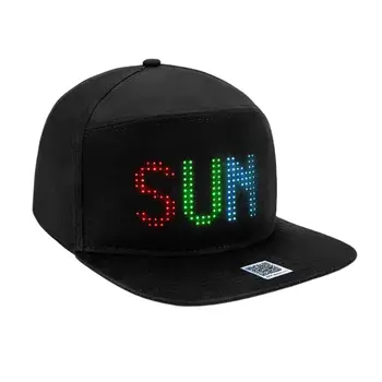 App Controlled Multicolor LED Baseball Hat Snapback
