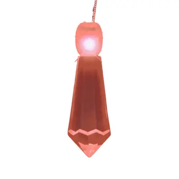 Light Up Crystal Charm Necklace