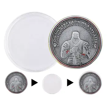 Knights Templar Crusader Shield Token Commemorative Religious Coin
