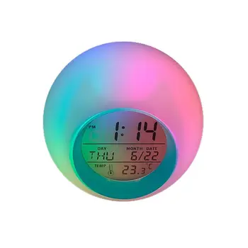 LED Display Desktop Digital Alarm Clock