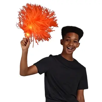 LED Team Spirit Pom Pom Orange