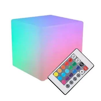 6 Inches Remote Controlled Mood Cube Decor