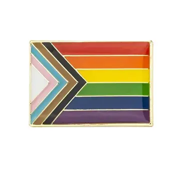 Unlit Pride Rainbow LGBT Enamel Lapel Pin