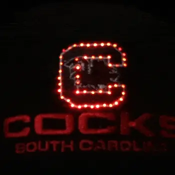 South Carolina Gamecocks BIG C Flashing Fiber Optic Cap