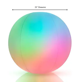 Light Up Beach Ball 20 inch