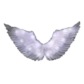 White Steady Lights Angel Fantasy Wings