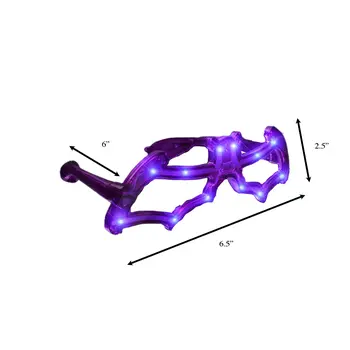 LED Bat Shaped Sunglasses Purple