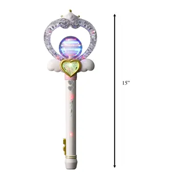 Light Up Angel Wings Heart Wand