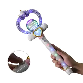 Light Up Angel Wings Heart Wand
