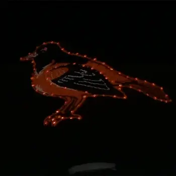 Baltimore Orioles Flashing Fiber Optic Cap