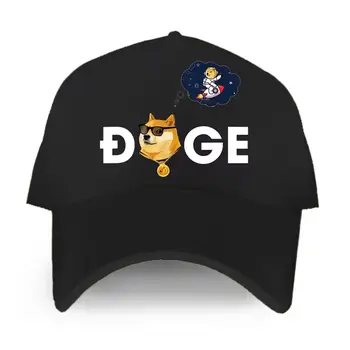 Dogecoin Doge HODL To the Moon Crypto Unisex Classic Black Baseball Cap