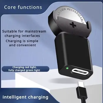 Button Cell Lithium Coin Charger Type C Charging Button