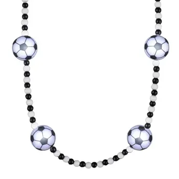 LED Soccer Balls Beaded Necklace