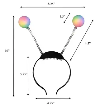 LED Alien Bug Antenna Headbopper