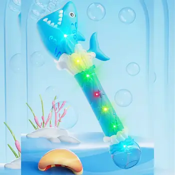 Light Up Shark Bubble Wand