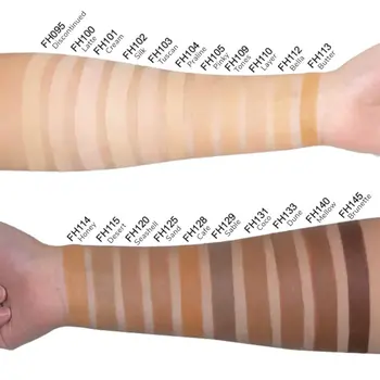 Full Coverage Foundation For Dry Skin and For Oily Skin - Cafe - FH128 | Paraben Free, Matte Finish