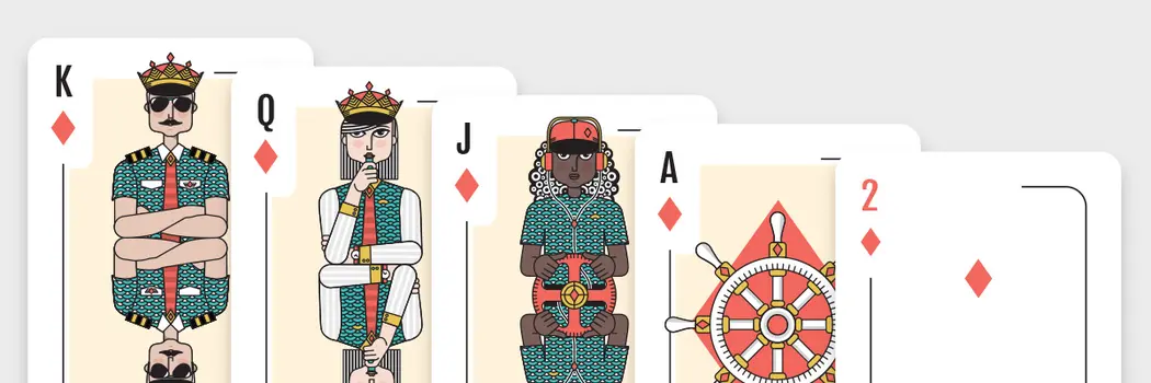 Playing Card Deck - Blue