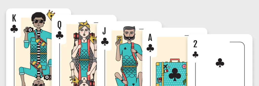 Playing Card Deck - Blue