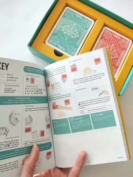 Card Game Box Set - Book Card Games For Travelers and Two Decks