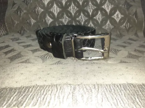 Cinturón de trenza fino