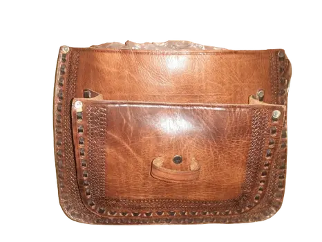 Bolso vacuno labrado tira Grande