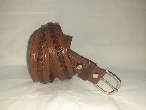 Cinturón Fino trenza central